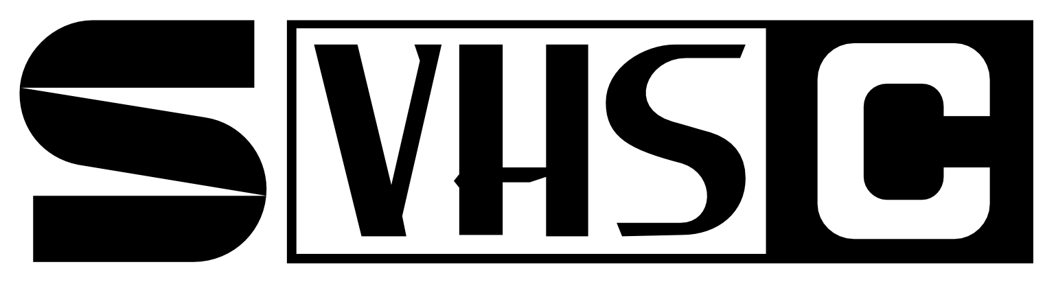 Logo du format VHS compact Super VHS-C pour la numérisation de cassettes par 3Vmovie.
